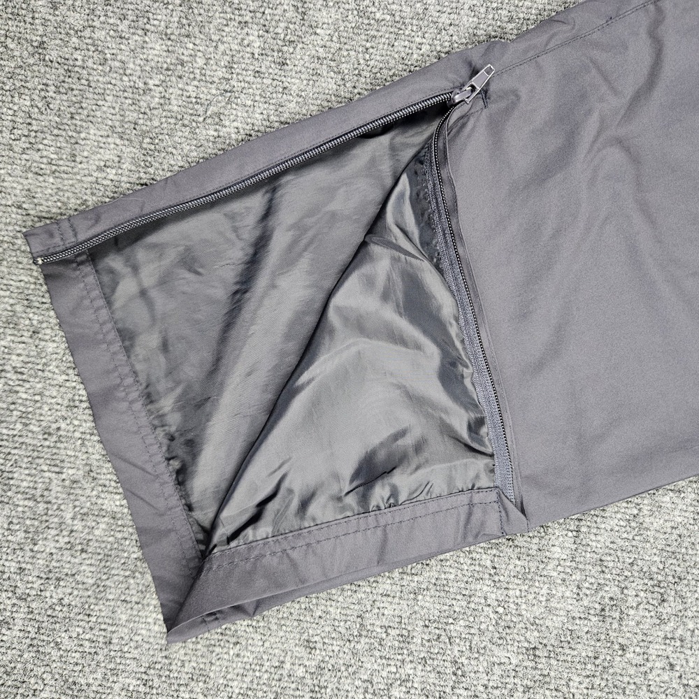 Champion Windbreaker Track Pants Men's L Blue/Gray Baggy Ankle Zip Y2K Vintage - Picture 8 of 8